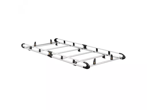 Ford Transit Custom 2023-Onwards L2, H1 Tailgate - ULTI Rack+ (Aluminium) - 6 Bar Roof Rack