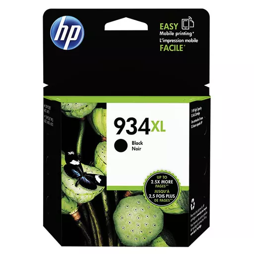 HP 934XL (C2P23AN) High Yield Black Original Ink Cartridge (1000 Yield)