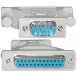 AT Adaptor: D9 Male to D25 Female Serial Adapter