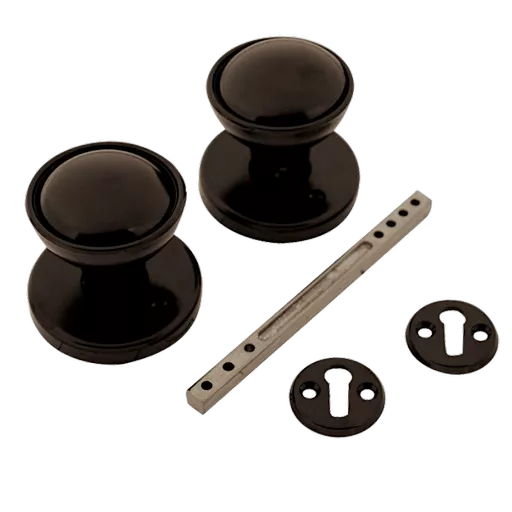 ASEC Plastic Rim/Mortice Knob Set 48mm