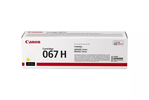 Canon 5103C002/067H Toner cartridge yellow high-capacity, 2.35K pages ISO/IEC 19752 for Canon MF 655