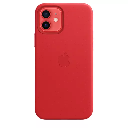 Apple iPhone 12 | 12 Pro Leather Case with MagSafe - (PRODUCT)RED