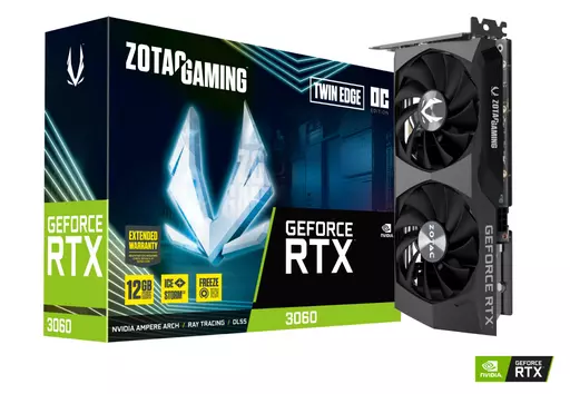 Zotac GAMING GeForce RTX 3060 Twin Edge OC NVIDIA 12 GB GDDR6