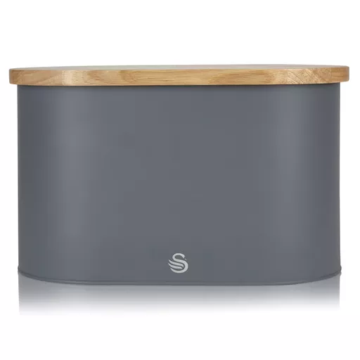 Bread Bin with Wooden Lid
