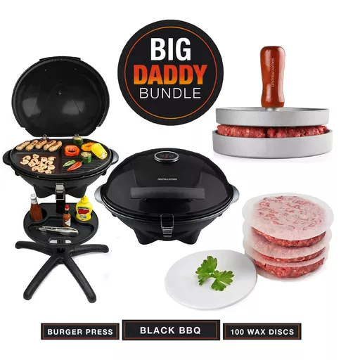 Big Daddy Bundle (Electric BBQ, Burger Press, Wax Discs)