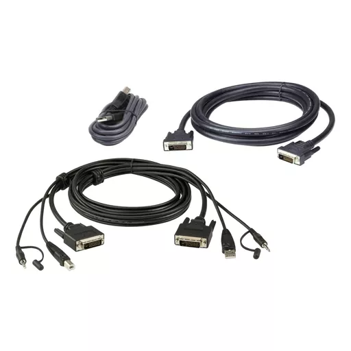 ATEN DVI-D Dual Link Dual Display Secure KVM; 1,8M USB DVI-D Dual Link Dual Display