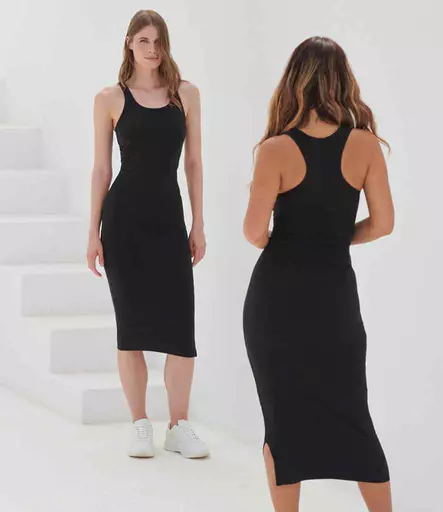 SF Clothing Ladies Racer Back Midi Dress