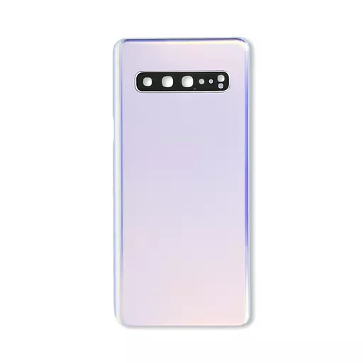 Back Cover w/ Camera Lens (Service Pack) (Crown Silver) - For Galaxy S10 5G (G977)