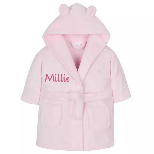Personalised Embroidered Baby Dressing Robe/Gown - Add Name/Initial