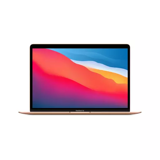 Apple MacBook Air 13-inch : M1 chip with 8-core CPU and 7-core GPU, 256GB - Gold (2020)
