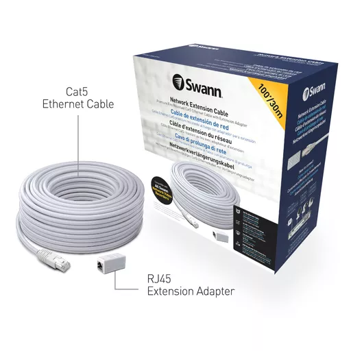 Swann SWNHD-30MCAT5E-GL networking cable White 30 m Cat5e