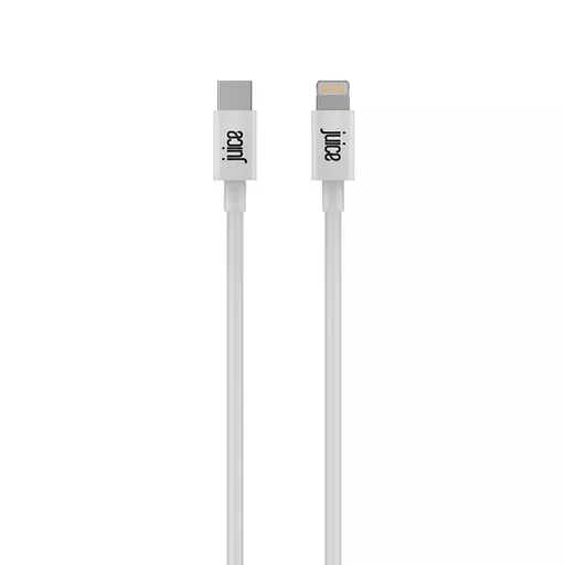 Juice JUI-CABLE-LIGHT-TYPEC-1M-RND-WHT lightning cable White