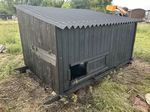 Classic 50 Midi Poultry House Rear Creosoted