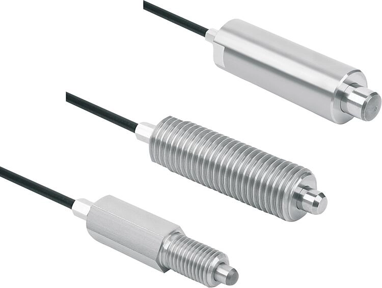 K2214 - Bowden Cable Remote Operation Indexing Plunger In Stainless Steel