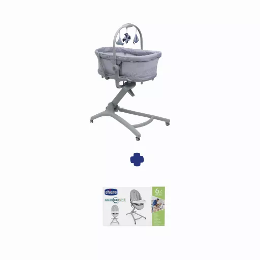 Chicco Baby Hug Pro 5 in 1 Highchair Bundle