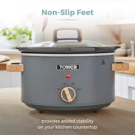 Tower 3.5 Ltr Slow Cooker - Black - E B Marsh & Son Ltd