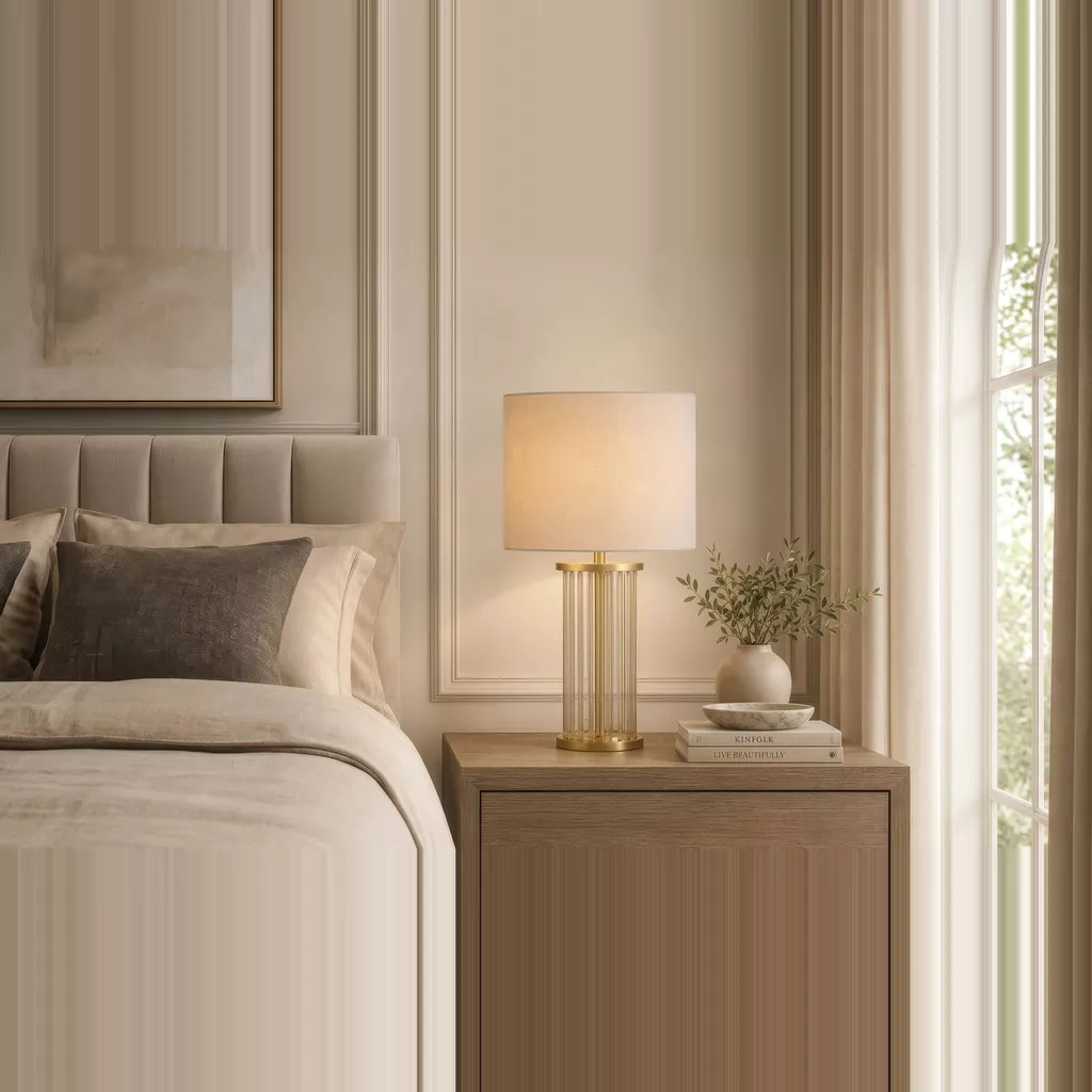 Image of a table lamp for the blog Lighting Ideas For Small Rooms