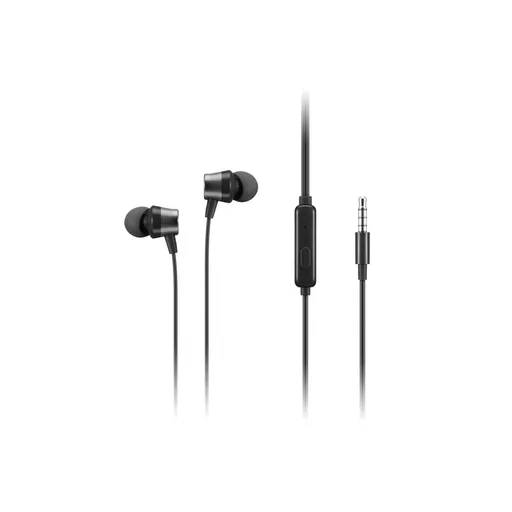 Lenovo 4XD1J77352 headphones/headset Wired In-ear Office/Call center Black