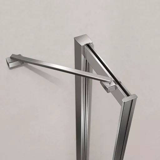 Volente Inline Shower Panel Support Bar - Chrome