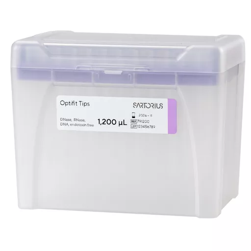 Pipette Tips 50-1200ul Natural Sterile Racked Optifit Pk 960