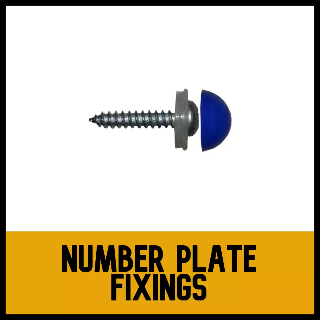 Number Plate Fixings