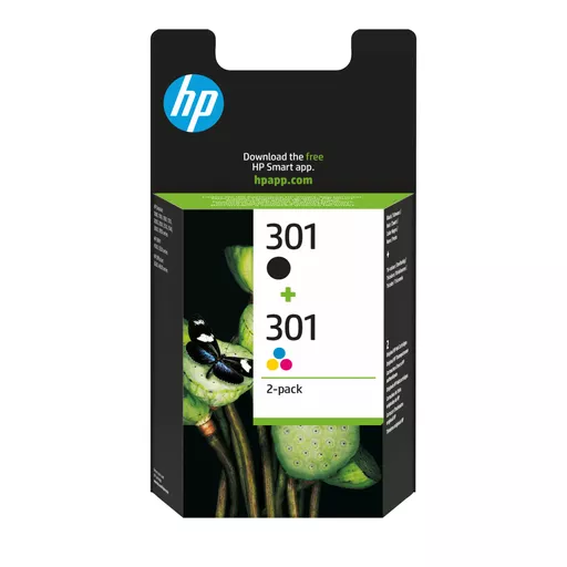HP N9J72AE/301 Printhead cartridge multi pack black + color 170pg + 150pg Pack=2 for HP DeskJet 1000/1010/Envy 5530/OfficeJet 4630