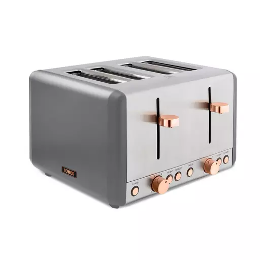Cavaletto 4 Slice Stainless Steel Toaster