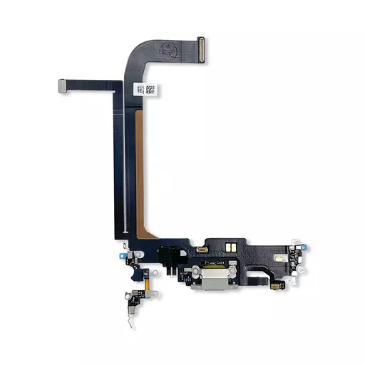Charging Port Flex Cable (Silver) (RECLAIMED) - For iPhone 13 Pro Max