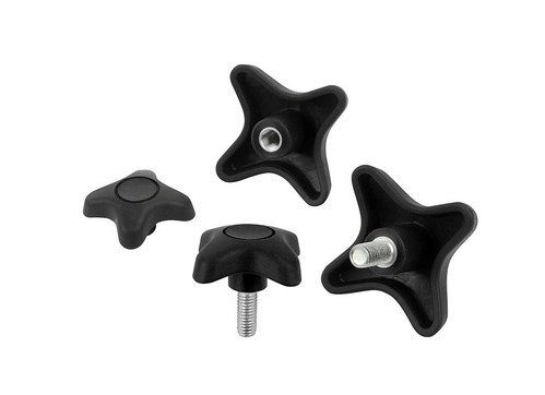 K0613 - Palm Knobs With Soft Finish Female & Male Thread Size M8-M12