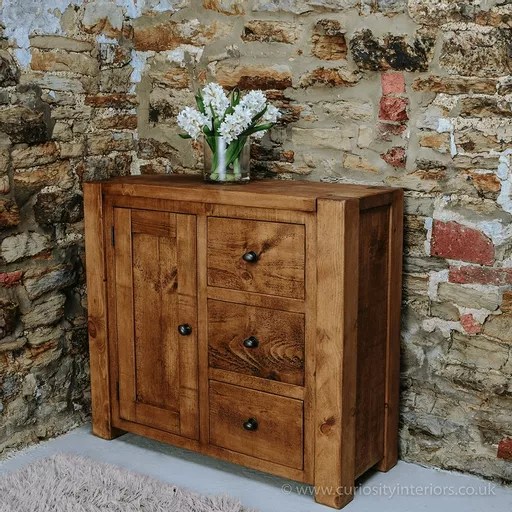 Lumber Plank Hall Cupboard