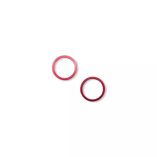 Rear Camera Lens Glass Ring Protective Cover (Red) (CERTIFIED) - For iPhone 11 / 12 / 12 Mini
