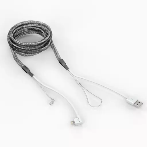 Bouncepad CB-RF-LIGHT-B lightning cable 2 m Black