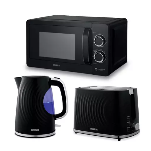 Sonar Kettle, 2 Slice Toaster & Microwave