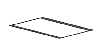 Bouncepad Swivel 60 | Samsung Galaxy Tab A6 10.1 (2016) | White | Exposed Front Camera and Home Button |