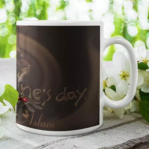 Personalised Valentine's Day Mug - for Chocolate Lovers - Add Name