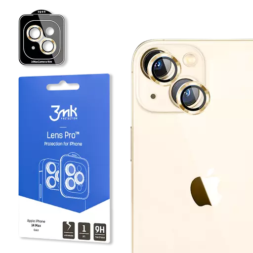 3mk - Lens Protection Pro (Gold) - For iPhone 14 Plus