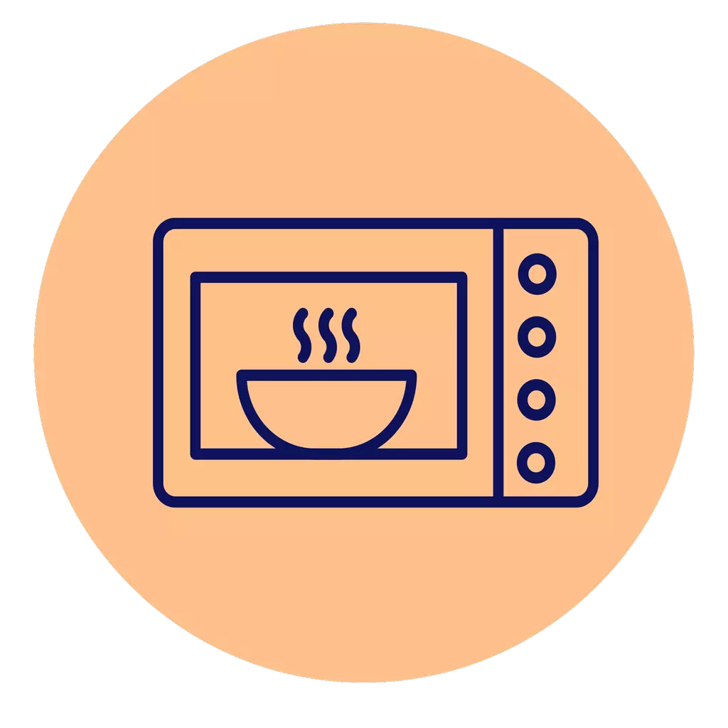 Microwave Safe Product Icon