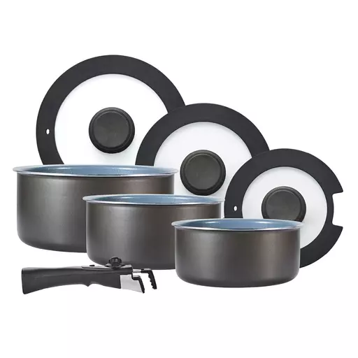 Freedom 7 Piece Cookware Set with Detachable Handle