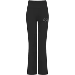 LittleStars_LadiesFlaredLeggings_Black_Front.png