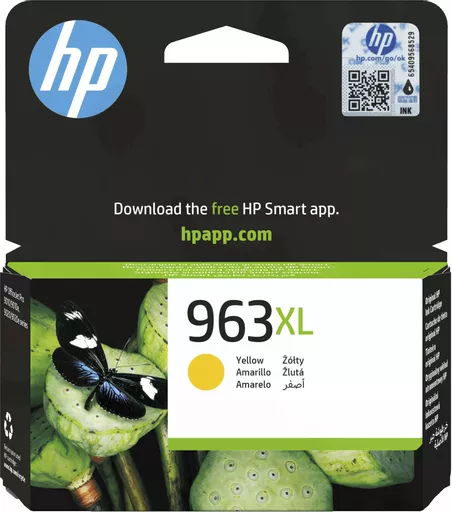 HP 3JA29AE/963XL Ink cartridge yellow high-capacity, 1.6K pages 22.92ml for HP OJ Pro 9010/e/9020/9020 e