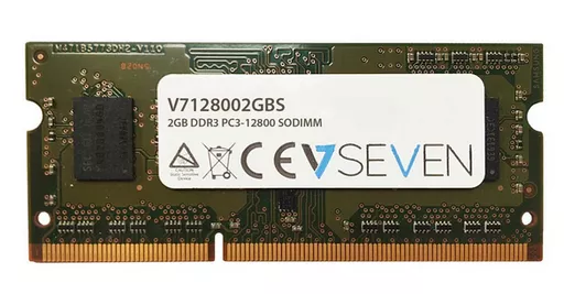 V7 V7128002GBS memory module 2 GB 1 x 2 GB DDR3 1600 MHz