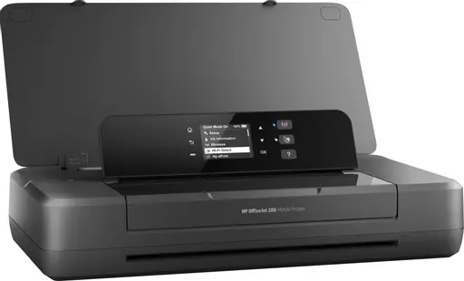 HP Officejet 200 Mobile Printer, Color, Printer for Small office, Print, Front-facing USB printing