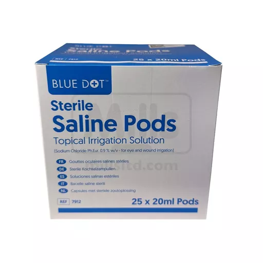 Sterile Saline Eyewash Pods