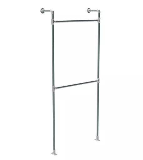 Wall Mounted Galvanised Metal Industrial Hanging Bay