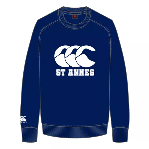 St Annes Club Sweatshirt Navy Front copy.jpg