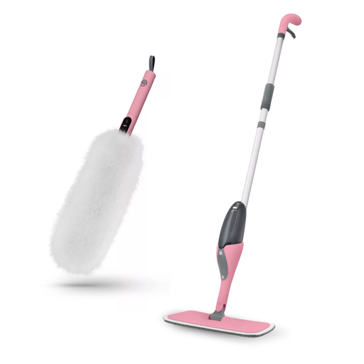 Lynsey’s Cleaning Range - 2-in-1 Microfibre Duster & Spray Mop Bundle