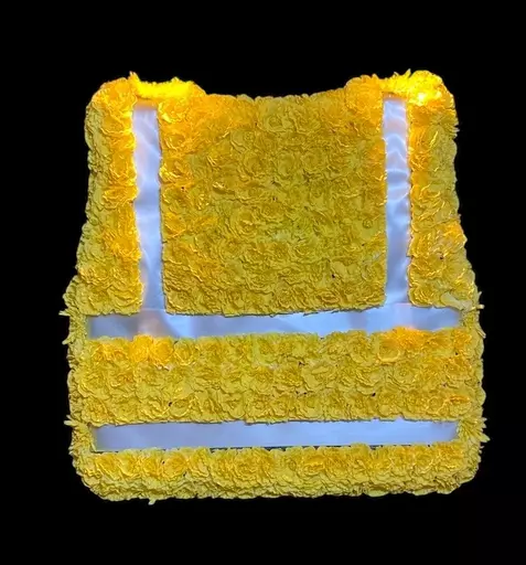 Hi Vis Vest - funeral tribute - memorial - novelty