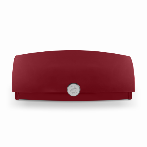 Swan Red Townhouse Bread Bin
