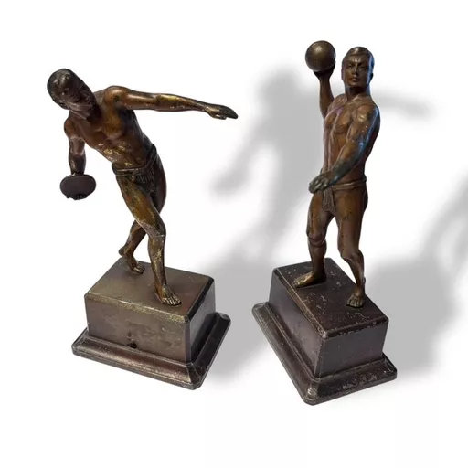 Ancient Greek Olympic Figurines (pair)