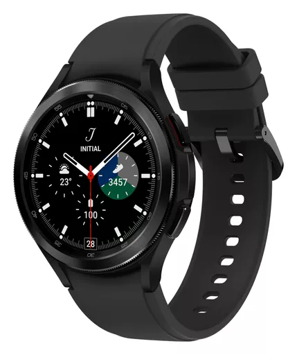 Samsung Galaxy Watch4 Classic 3.56 cm (1.4") OLED 46 mm Digital 450 x 450 pixels Touchscreen 4G Black Wi-Fi GPS (satellite)